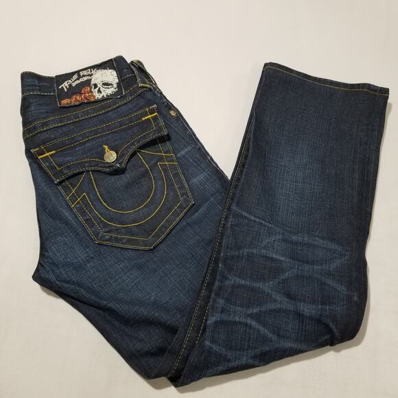 True Religion Other - True Religion Jeans Mens 30 Ricky Straight Flap VINTAGE Shallowmaker MAD859F83